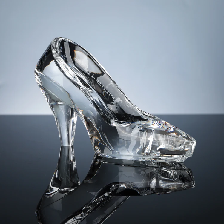 product wholesale professional factory decoration gifts wedding crystal queen shoe-37