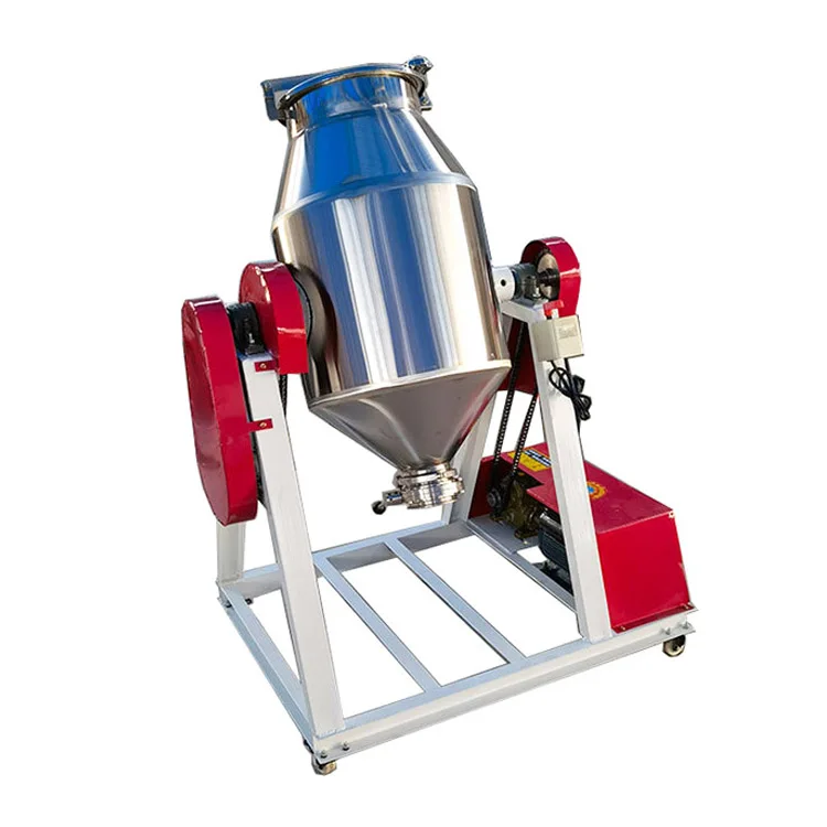 Newest Design Rotary Drum Mixer Vegetable Mix Powder Liquid Mixing Putty Machine Apple Drink Maca