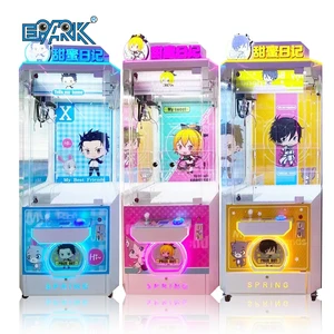 Earn Money Coin Operated Arcade Gift Machine Toys Vending Machine Plastic Claw Crane Machine for Sale
