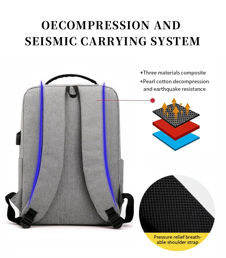 Laptop Backpack Business 15.6 Inches Anti-theft Backpack Laptop Travel ...