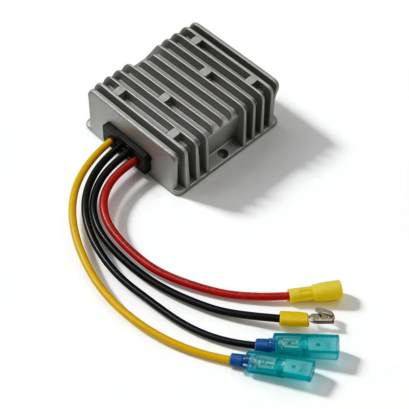 DC DC Converter 48V to 12V with Custom Wire Harness | Power Module for Industrial Automotive Battery Systems