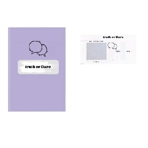 Couples Edition 50 Adventure Challenge Scratch-Off Games Book Durable Cardboard Material Offset Printed Paper for Fun Challenge