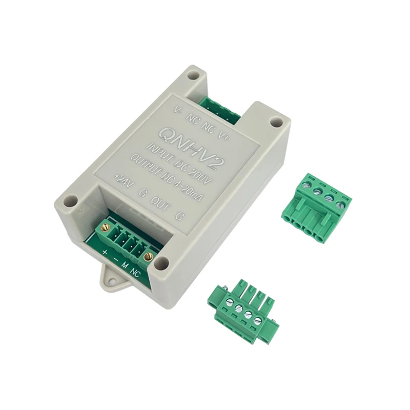 Hall Dc Voltage Transducer QNHV2 100V 200V 300V 500V 1000V Output 4-20mA 5v 10v Current Transformer Dc Voltage Sensor 4 20mA