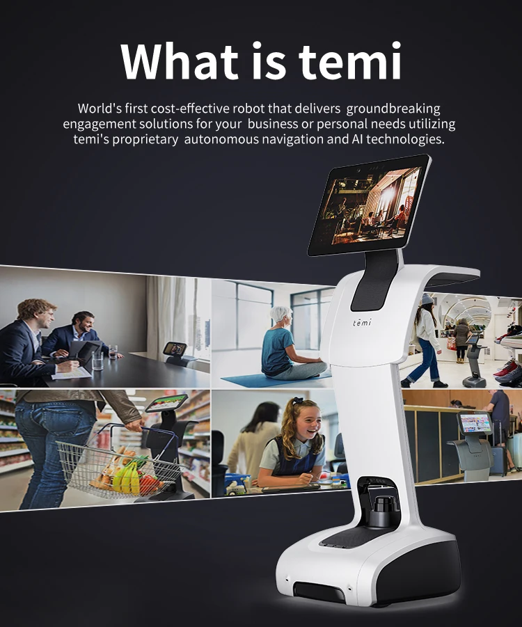 Temi V3 New Office Robot For Temi Meeting Video Call Remote Control