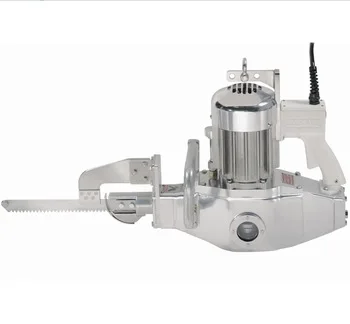 Easy-to-operate open chest saw for cattle slaughterhouses