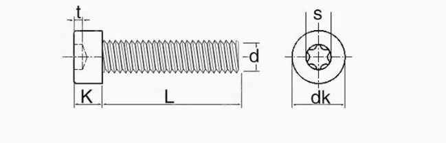 product wholesale carbon steel hexagon socket head cap screw metric thread fastener tool hexagon socket head bolt m4-59