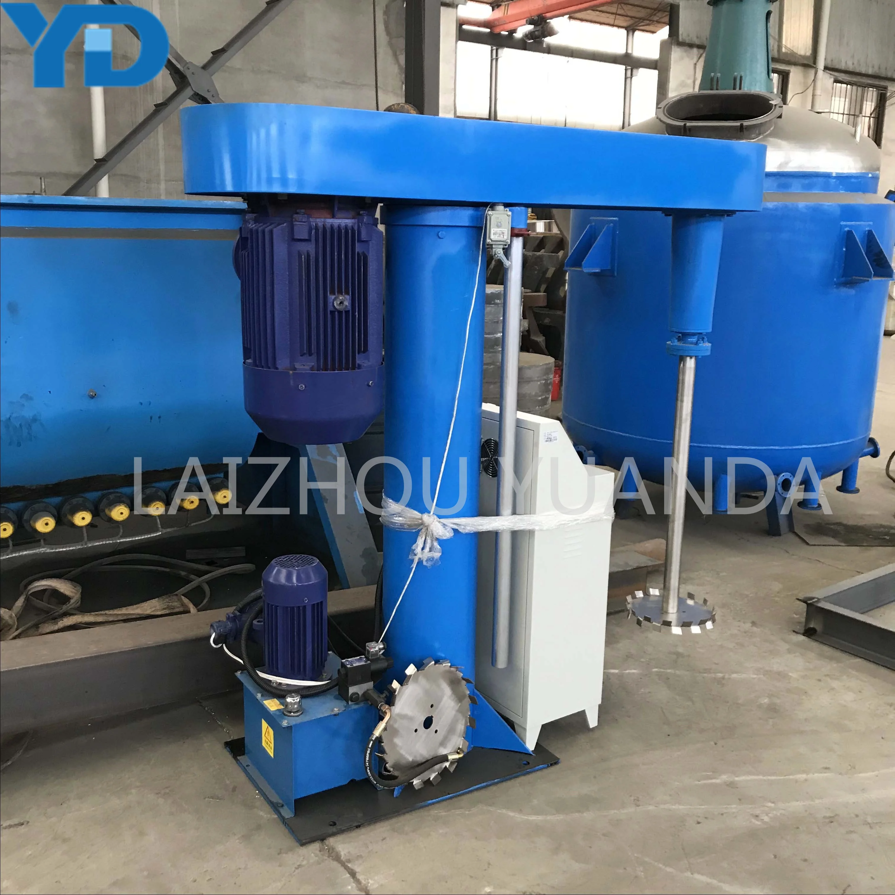 Excellent Performance High Speed Paint Mixer With 200L Mixing Tank Pigment High Speed Disperser for Construction Work