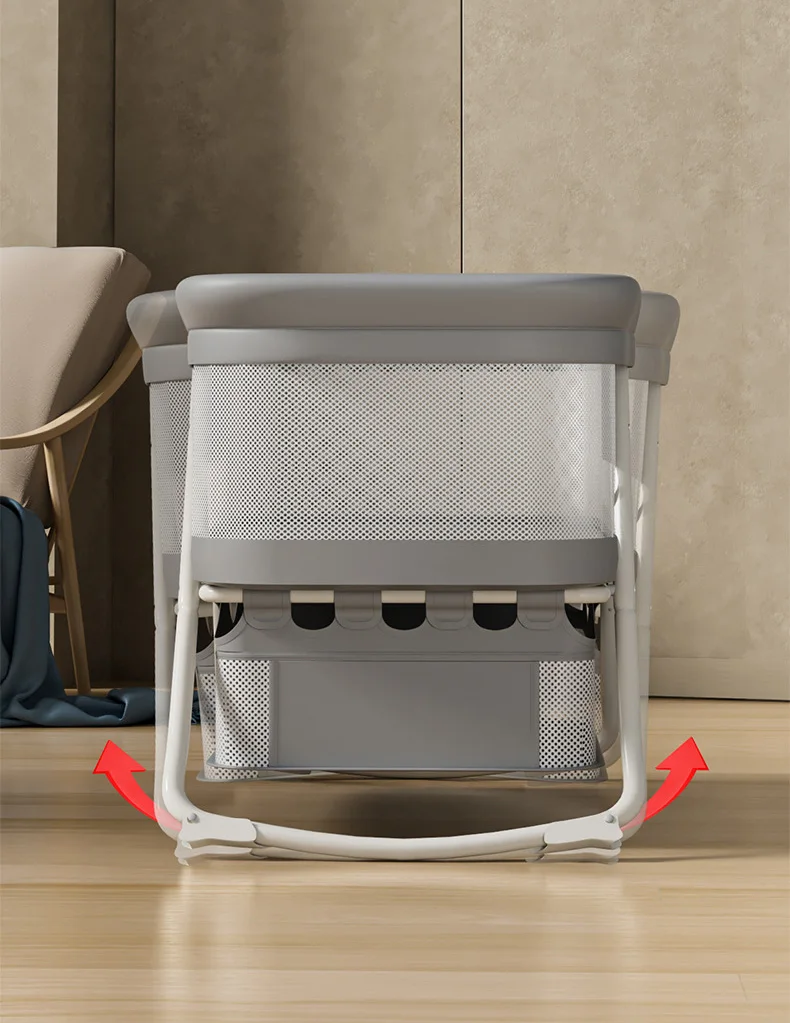 Cpc Astm Cpsia Certified Baby Nest Bed With Pillow Portable Crib Bed Infant Cradle Newborn