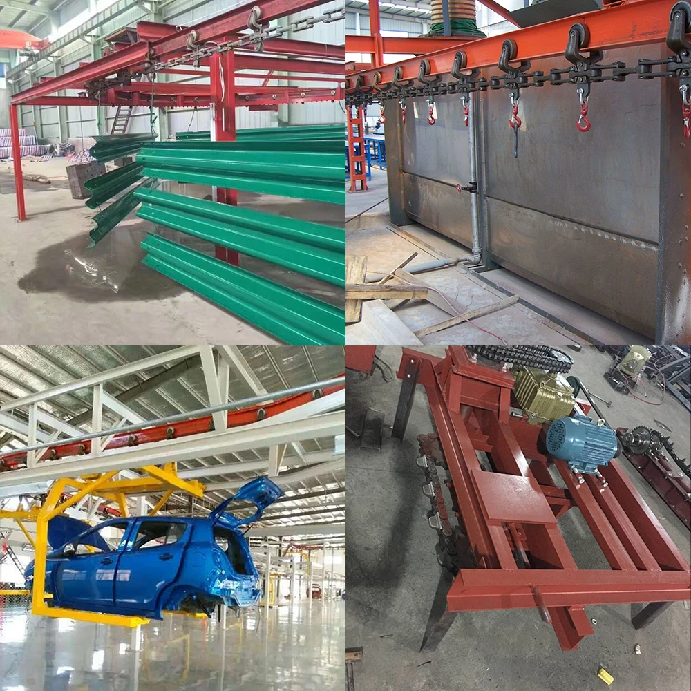 Automated Overhead Conveyor Trolleys System X348  X458 X678  Ibeam Drop Forged Chain
