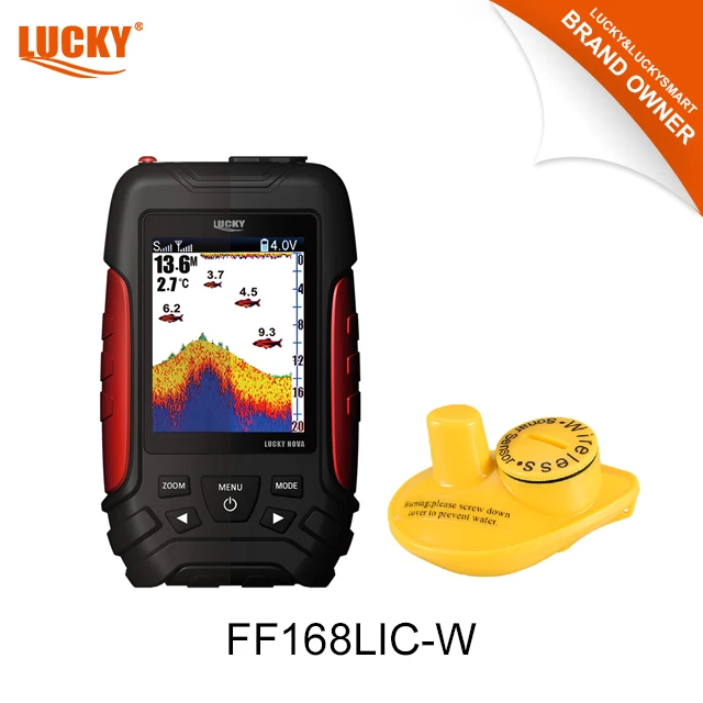 LUCKY FL168LIC-W Fish Finder Sonar Fish Finder Wireless Fishing Portable  Sonar Fishfinder