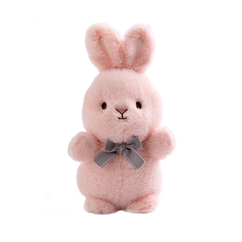 23cm Three Colors Custom Small Long Ear Bunny Plush Toy