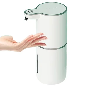 Hot Selling 380ml Automatic Soap Dispenser for Household Touchless Smart Display Liquid Dispenser Waterproof Electric USB Hotels