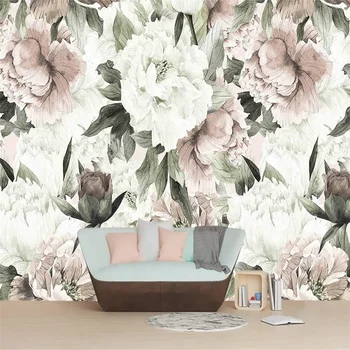 Wall Paper 3D Home Decoration Mural Wallpaper Luxury Wallpaper Floral Wallpaper