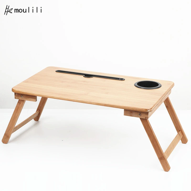 
 Экологичный Бамбуковый стол для ноутбука, модный дизайн, заводской Пользовательский логотип, детский стол для учебы/столик для ноутбука  