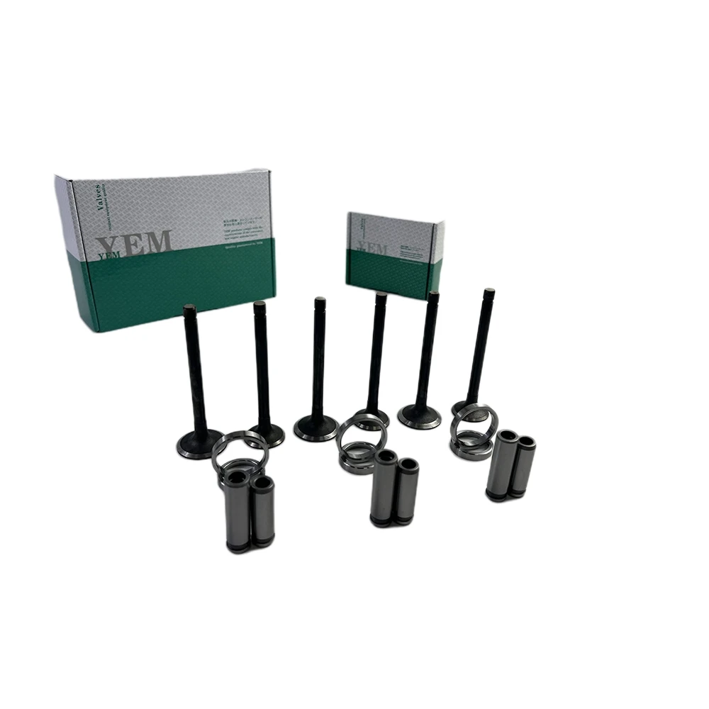 3LA1 Machinery Intake and Exhaust Valve Guide Seat Kit for Isuzu Diesel Engine Spare Parts