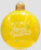 Yellow-christmas ball