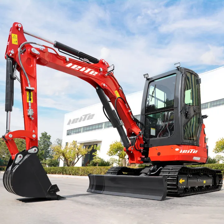 Customized LEITE Mini Excavator Small Digger With Attachments Excavators 3.5ton New Mini Crawler Digger Mini or Trencher Farm