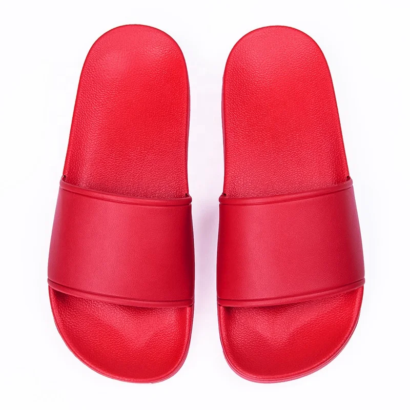 Slides Footwear Sandal Red Custom Women Sandals Mens Pvc Soft Sole Slide Sandals Buy Red Slides Sandals Soft Nude Men Sandals Soft Sole Flat Sandals Women Product on Alibaba