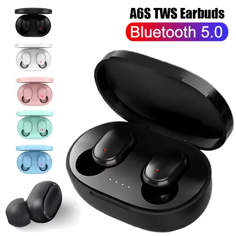 Wholesale Multicolor Cheap Price A6S Bluetooth Mini Earbuds VS Airdots Tecnologia Electronics Air Ear Buds Tws Wireless Earphone
