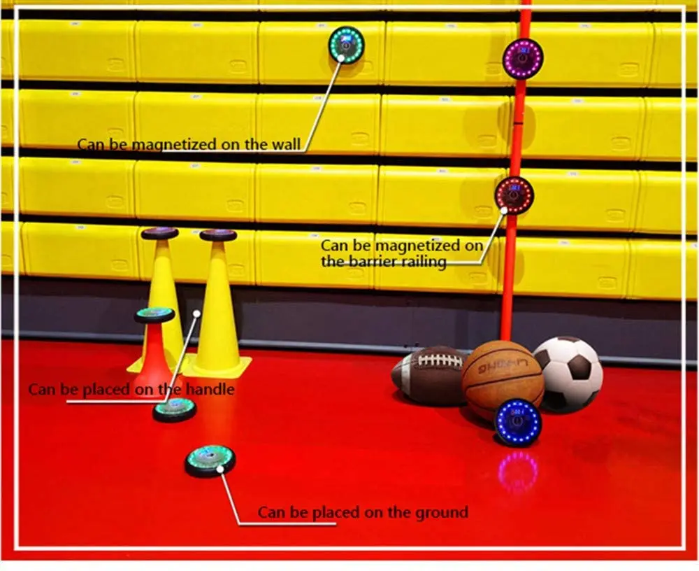 Speed Agility Training Lights Portable Sports Fitness Reaction Training Light Lamp Speed Agility