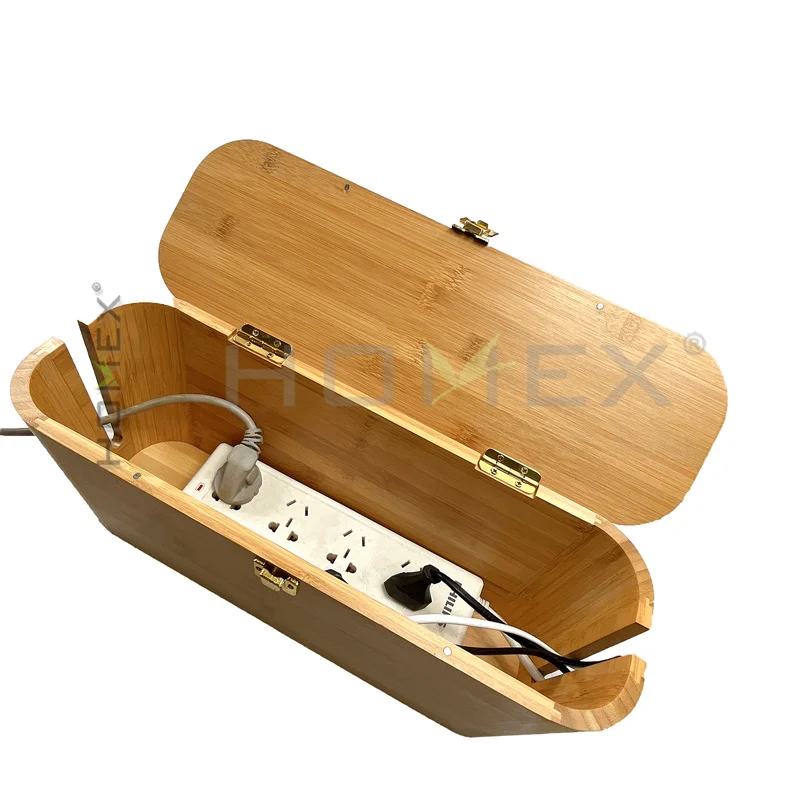 Extra Large Cable Management Box With Lid,Cord Organizer Box For Power