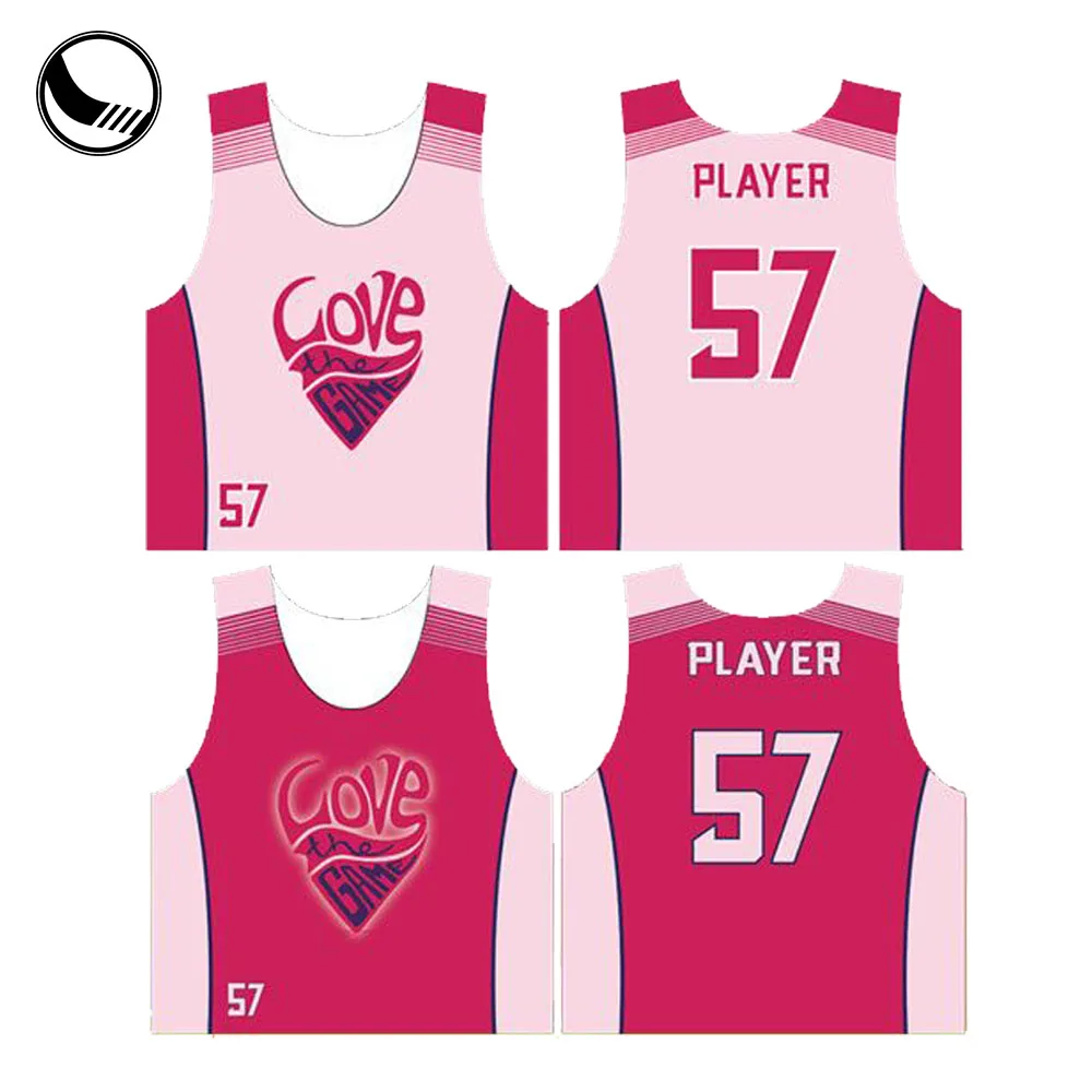BETHERIVAL Wholesale Cheap Custom Reversible lacrosse Pinnies