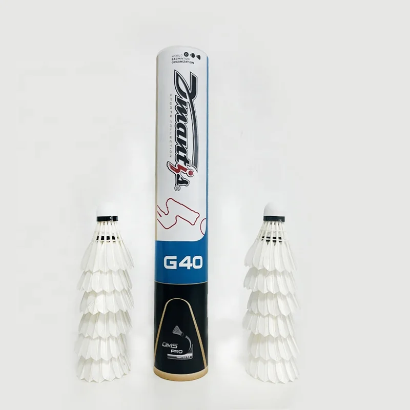 Natural Goose Feather G40 Model Very Suitable Price Badminton Shuttlecock Training Popular