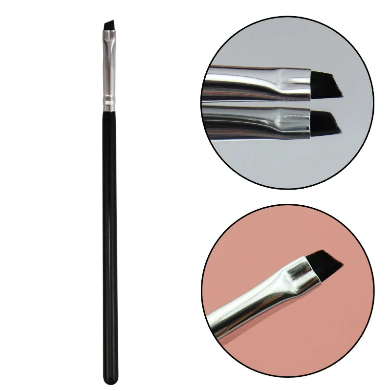 Professional Thin Flat Concealer Brush Packaging Custom Logo Private