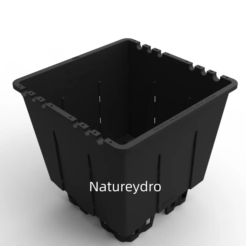 25L 30L 40L Quadratischer Gropack-Pflanztopf aus Kunststoff, 5 Gallonen,  mit Drainagesystem fr Heidelbeeren, Langbeintopf