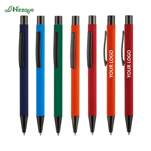 Wholesale Novelty Metal Gift Pen Custom Logo Ballpoint Gel Pen Rubber Business Touch Pen for Gift Promotion