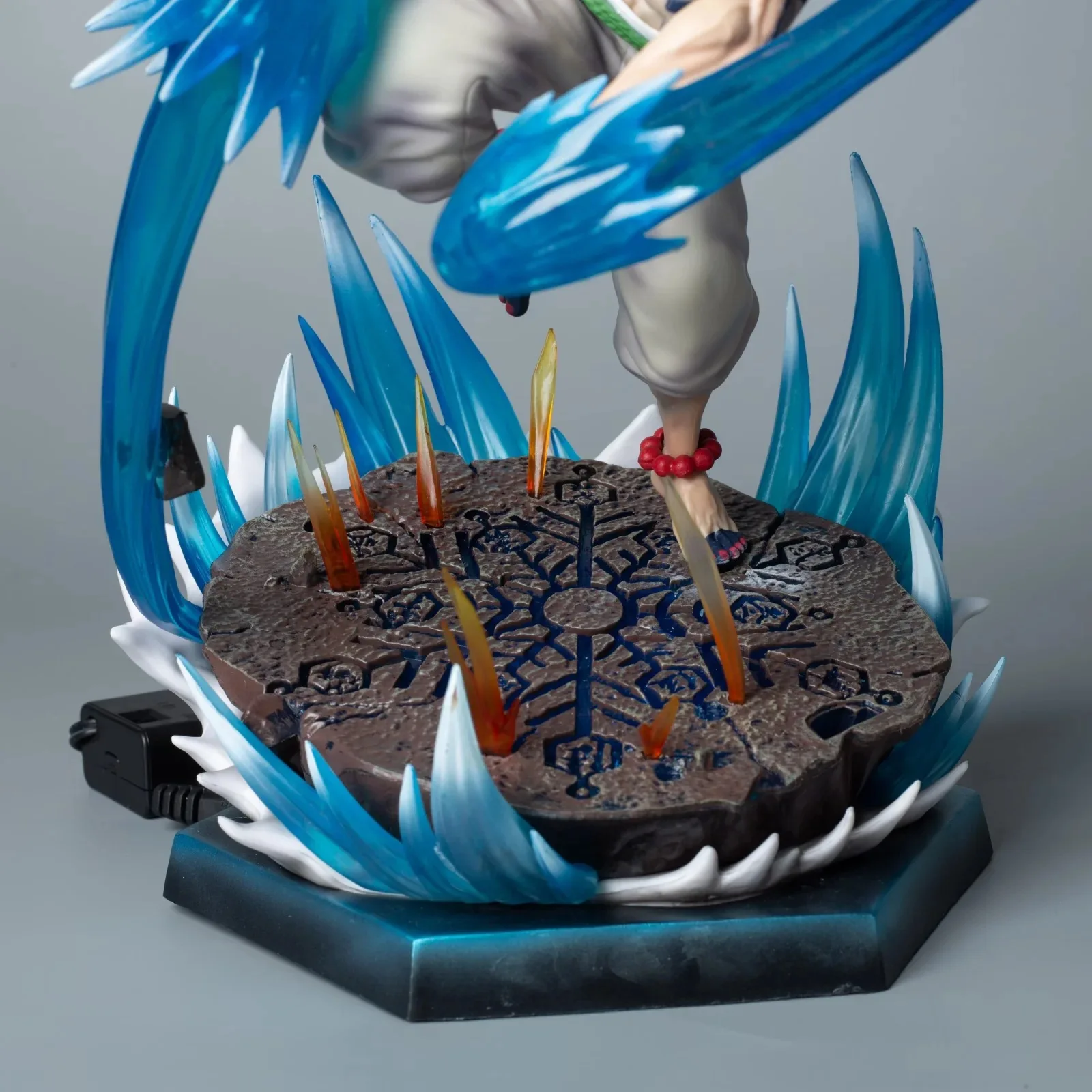 26cm Demon Slayer Akaza Figure Model Toy GK Resin Statue Cosplay Collection