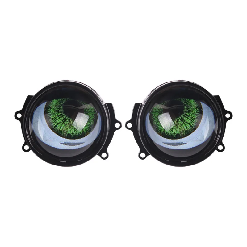 Kit Yeux De Démon LED RGB Bluetooth Pour Voiture/moto - Anneaux Halo 2.5/3.0 Pouces - Contrôle Par Application - 12V - Effet Ange/démon Personnalisable