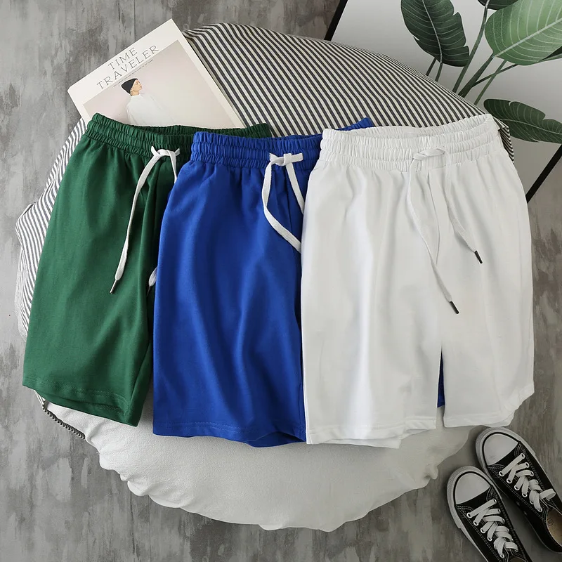 Men's Cheap Shorts Casual Elastic Waist Drawstring Summer Beach Shorts580_voghion.com