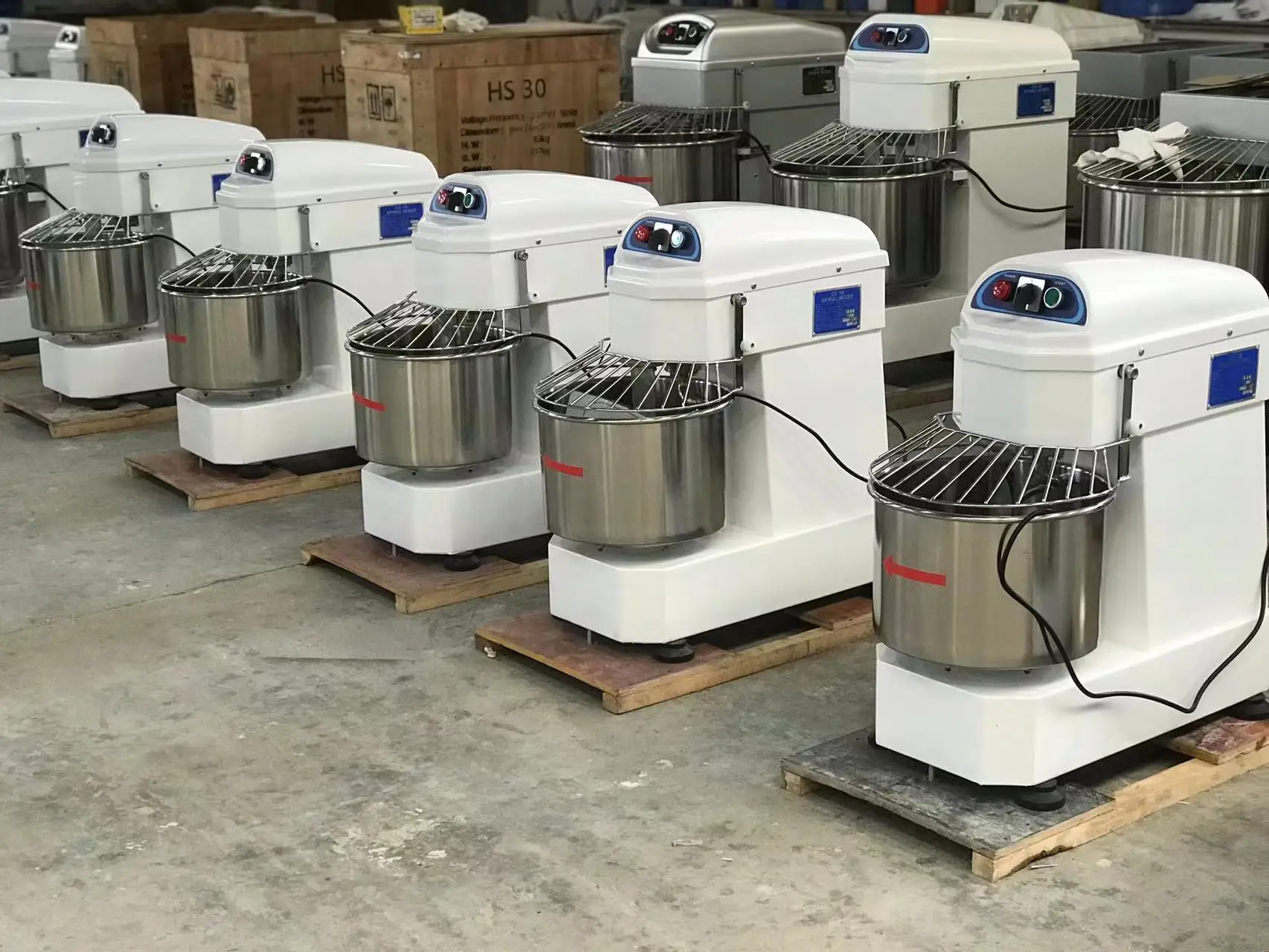 spiral dough mixer