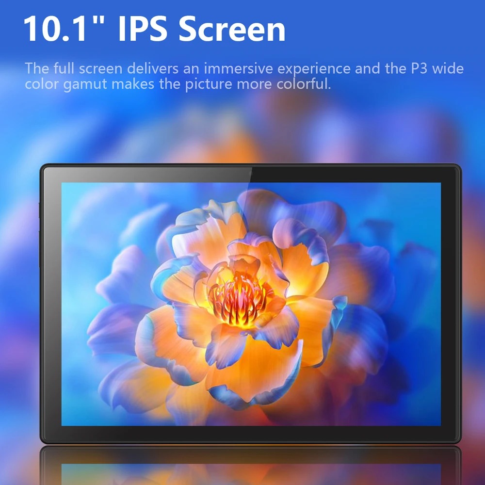 CRELANDER 10.1インチタブレットPC 6GB RAM 128GBストレージ 4G LTE対応