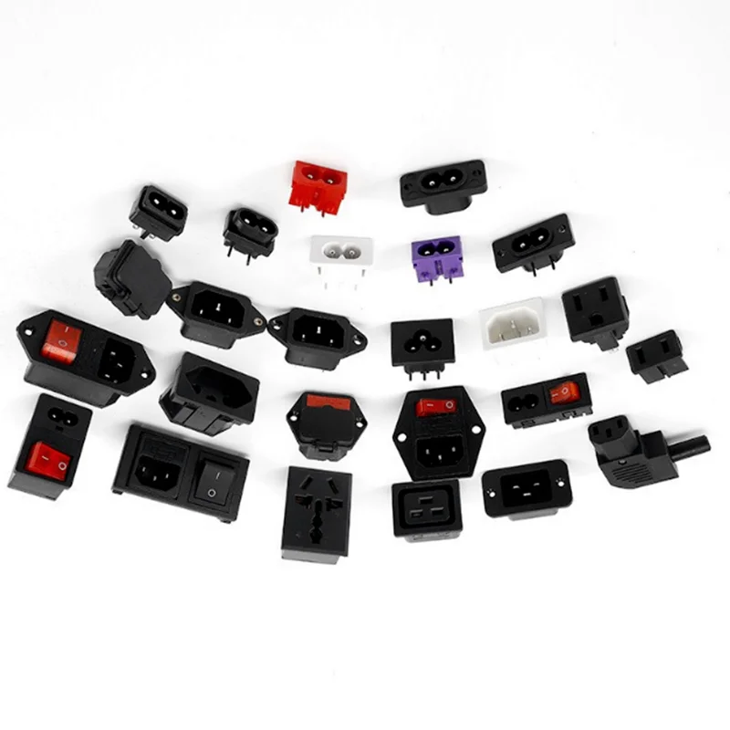 C14 Plug Industrial Adapter Socket Ac Female Connector Ac04 Waterproof