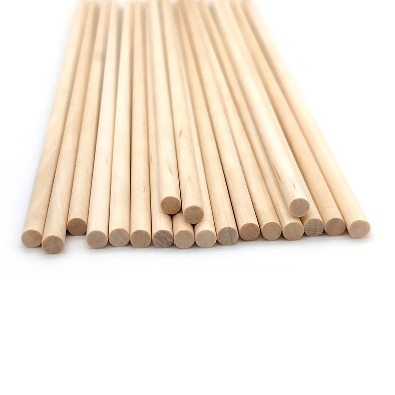 tailai unfinished wooden dowel rods square