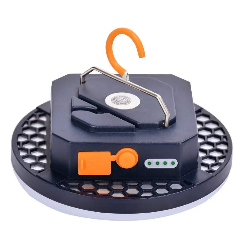 4800mAh Rechargeable LED Camping Lantern With Magnet Strong Light Outdoor Portable Flashlights Tent Lights Work Repair Lighting
