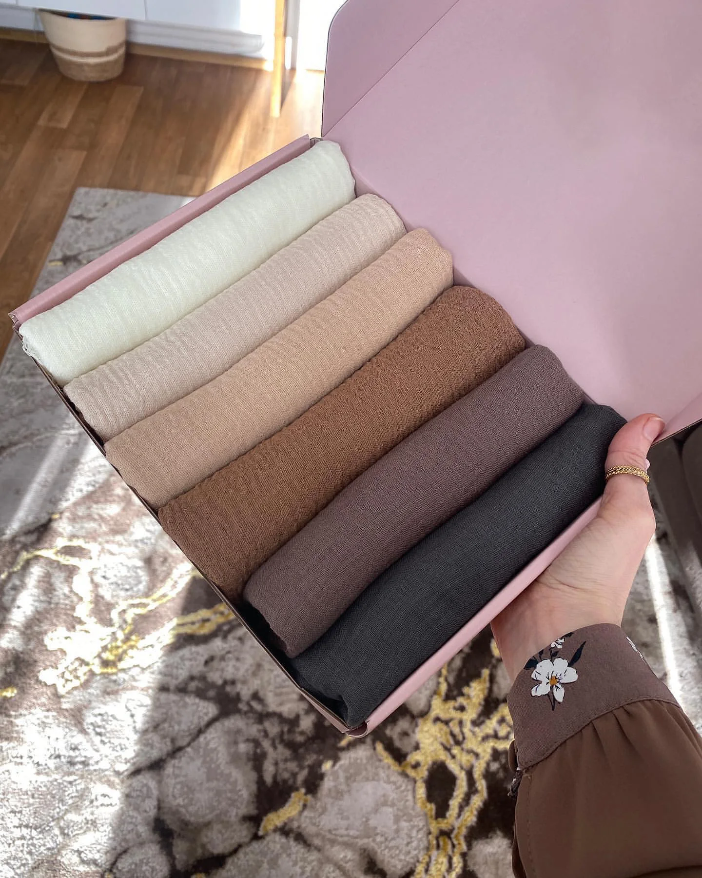 Wholesale Premium Good Quality New Dubai Chiffon Scarf Hijab Set For ...