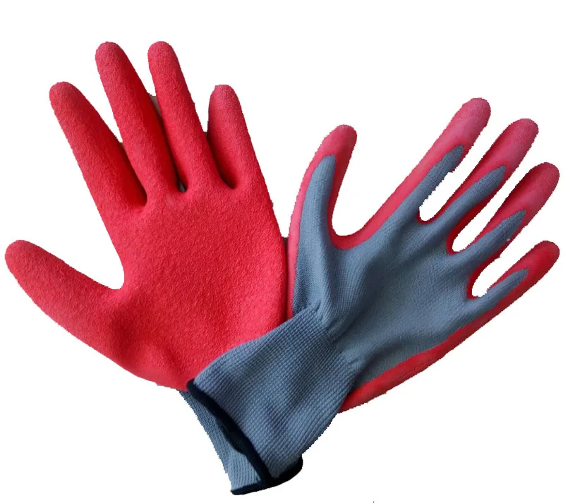 work gloves rubber dipped