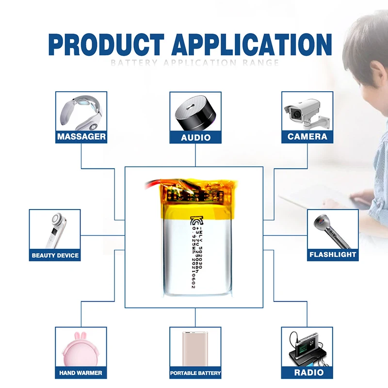 Batteria LiPo 3000mAh 105050 – Basso Drenaggio Per GPS, Cuffie, Progetti Arduino - Foto 5