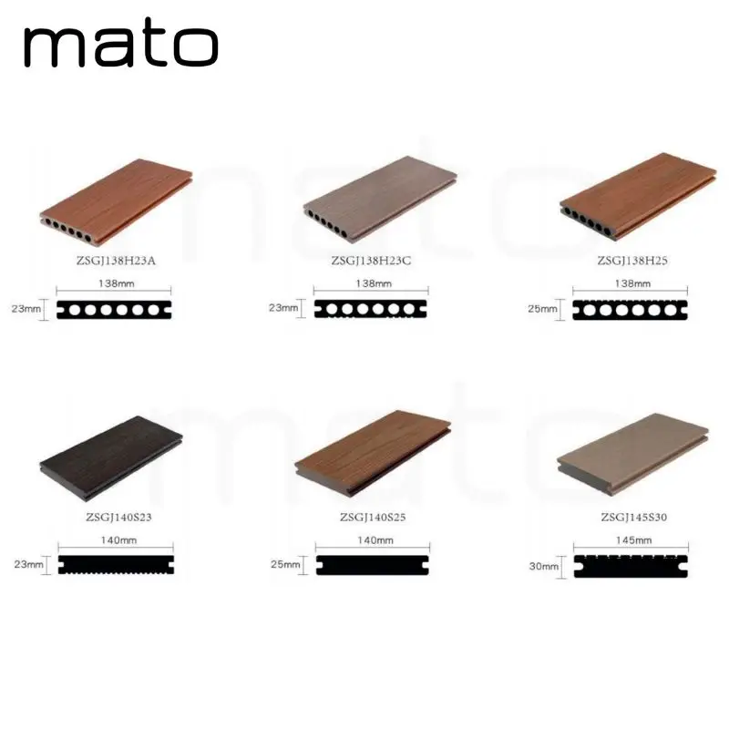 Mato Composite Decking Boards WPC Composite Decking