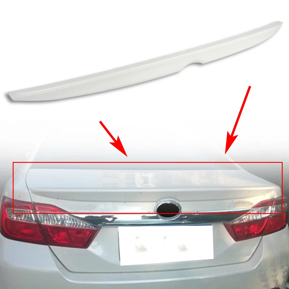 YOUNGERCAR Rear Trunk Spoiler Wing Fit for 2014 2015 2016 2017 2018 2019 Toyota Corolla Trunk Spoiler Lip Wing Factory Style Carbon Fiber Style ABS