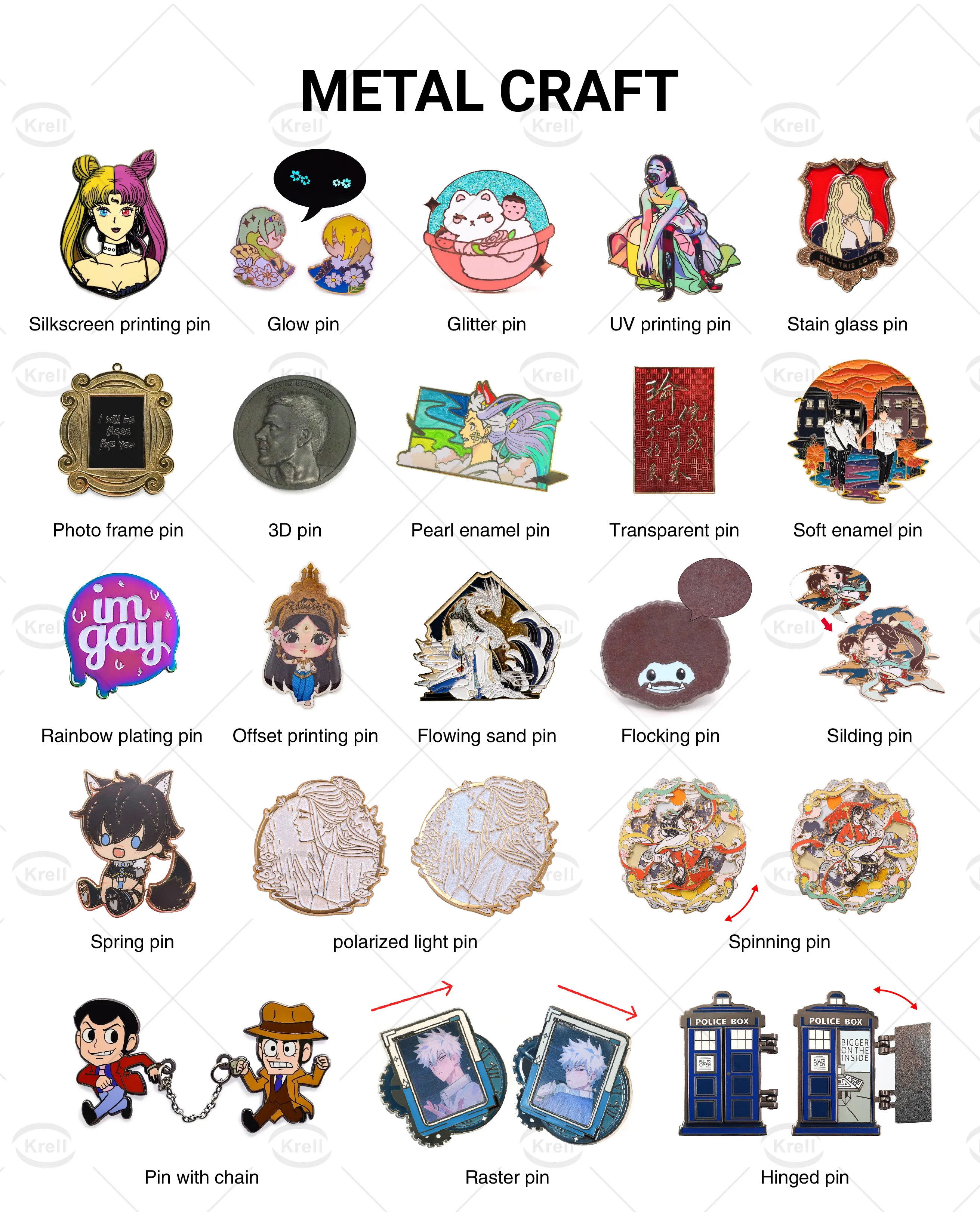 High-quality Badge Set Custom Pins Metal logo Badges Custom Enamel Pin ...