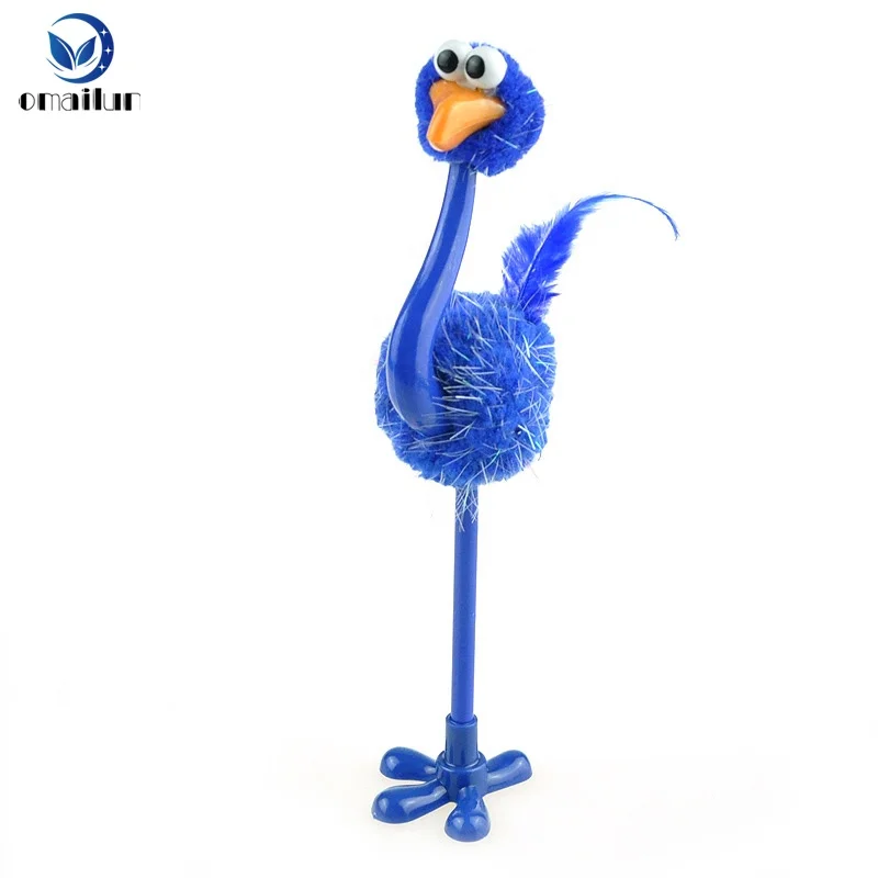 Lot De 10 Stylos à Bille Décoratifs En Forme D'autruche - Écriture Fluide, Idée Cadeau Fun Pour étudiants Et Bureau