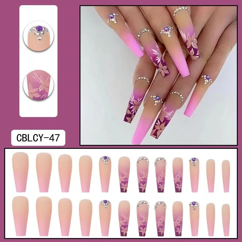 European And American Fashion Wear Nail Removable Fakes Nail Patch ...
