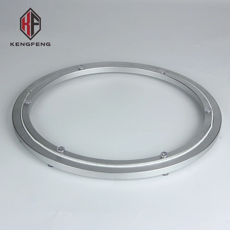 Мебель для низкий уровень шума 18 дюймов 442 мм обеденный стол проигрывателя поворотная пластина подшипника алюминий настольных подносов