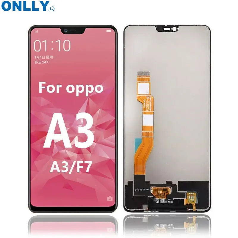 Protection écran Verre Trempé Pour Oppo F7 / A3 (2018) / A3s / A5 (AX5) - Transparent - NEUVE