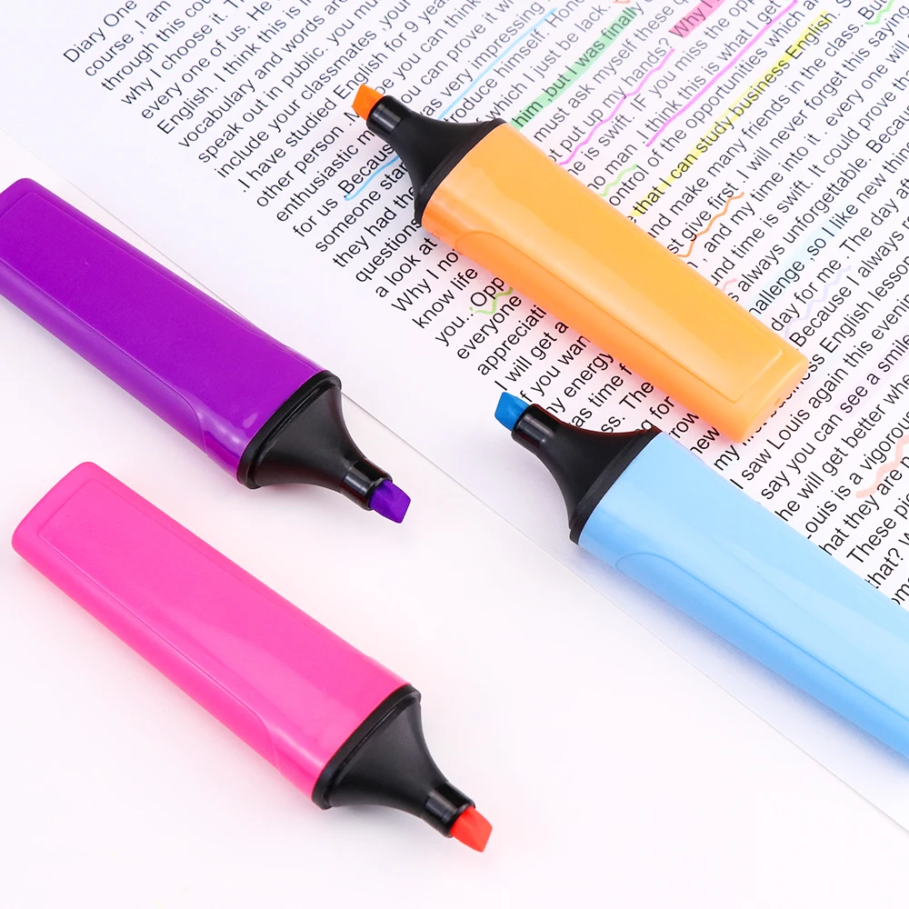 Маркеры надежного качества маркеры индивидуальная печать высокое качество пастельный маркер для