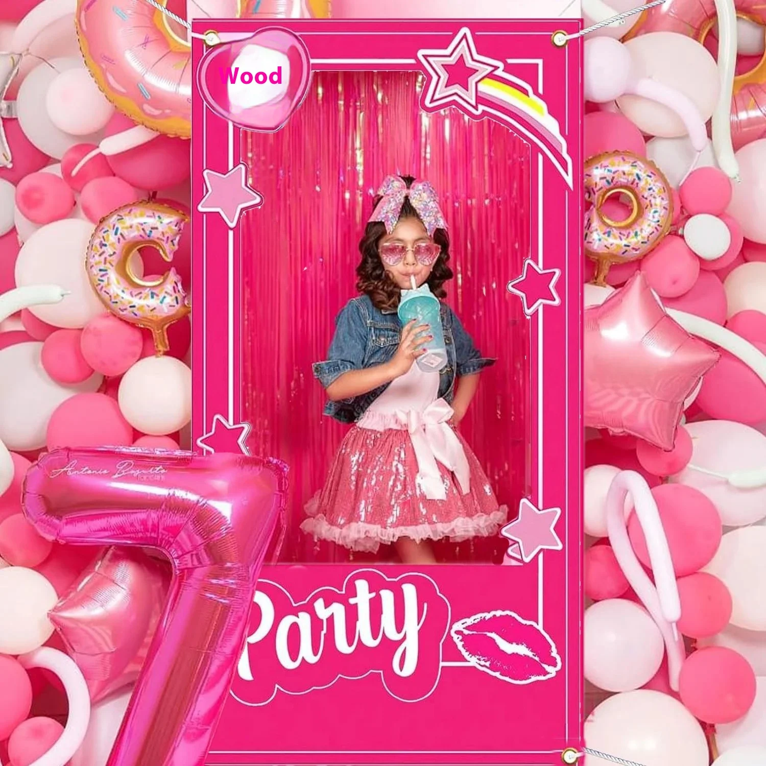 HD Pink Princess Photo Frame for Girls Big Wedding Decorations Birthday & Bridal Party Celebrations China Zhejiang